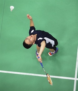 Piano Man James Ho leads BC Badminton to undefeated first day of competition
